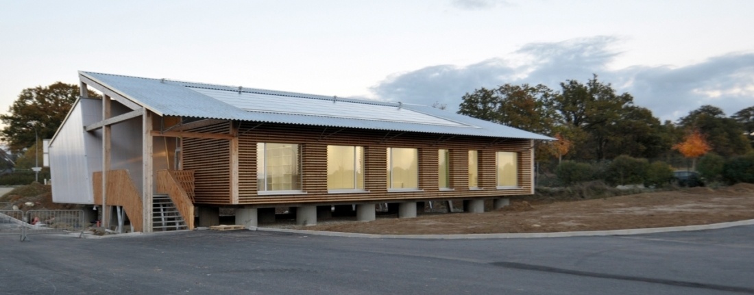 Ateliers communaux en ossature bois à Saint Berthevin (53)