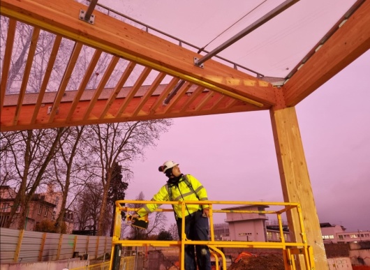 chantier à Versailles