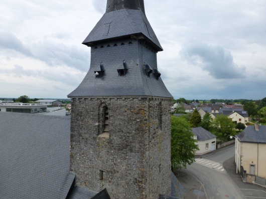 réhabilitation d´une couverture de clocher d´église